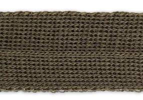 7/8" Olive Simple Fold-Over Wool Trim (Made in Japan)