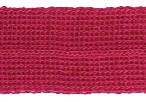 7/8" Passionate Pink Simple Fold-Over Wool Trim (Made in Japan)