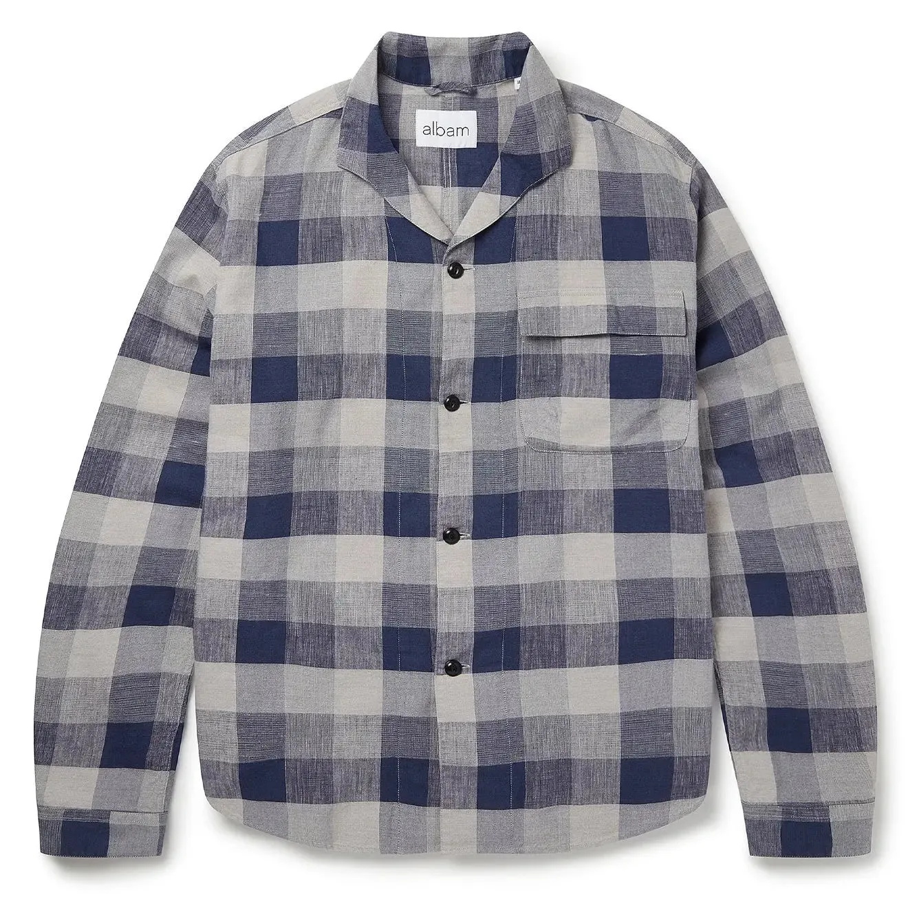 Albam Miles Shirt Blue Check