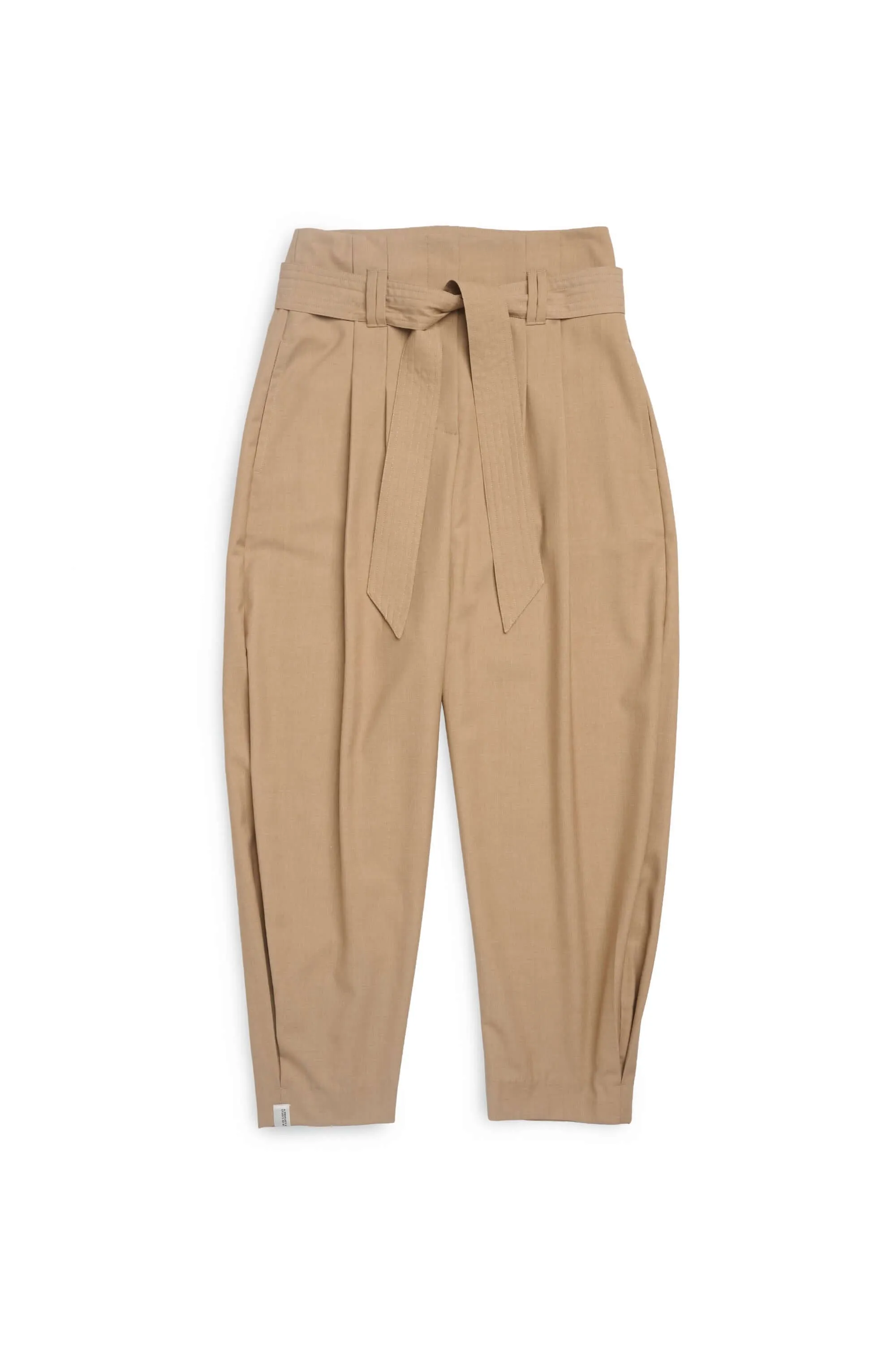 Belted Tapered Trouser