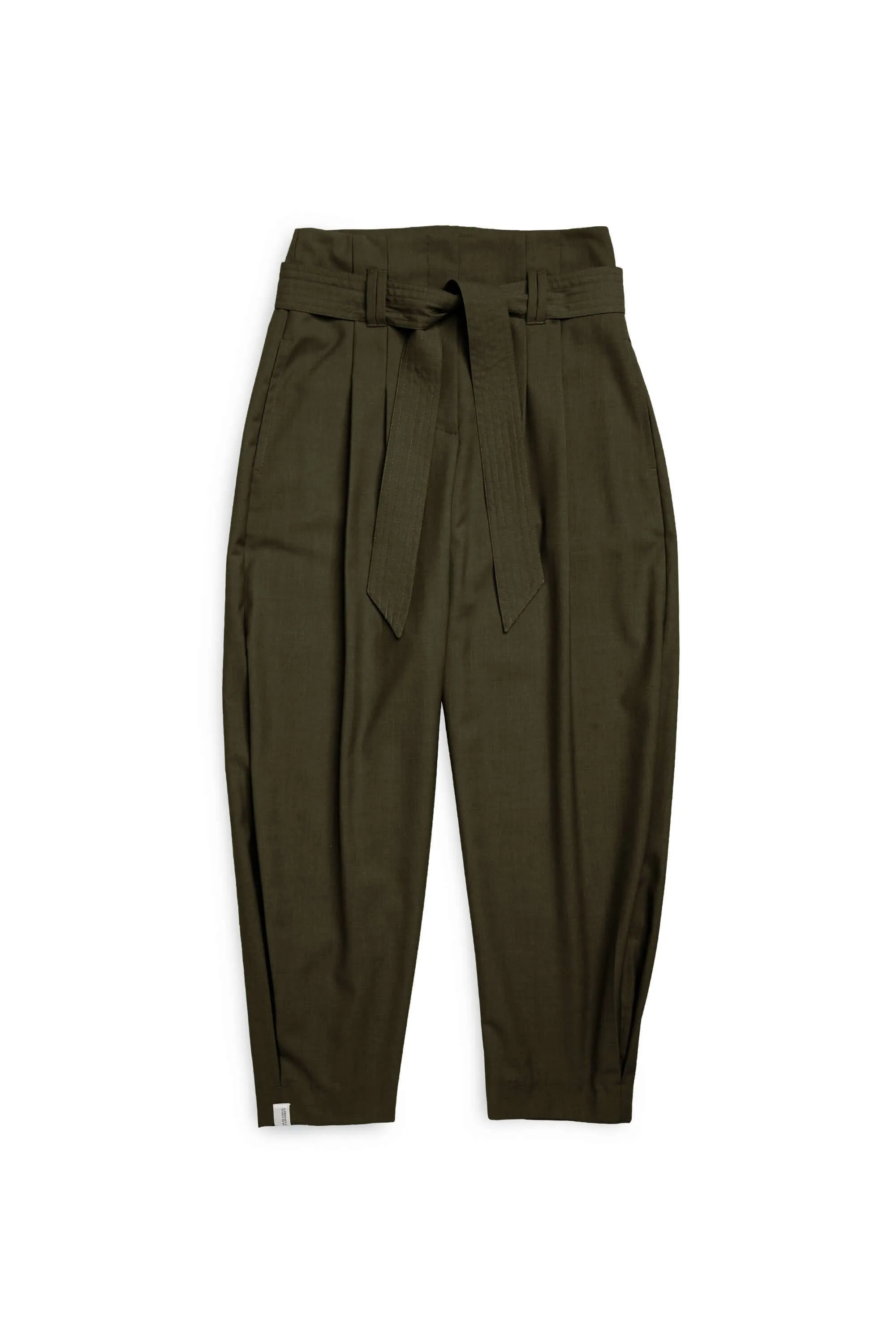 Belted Tapered Trouser