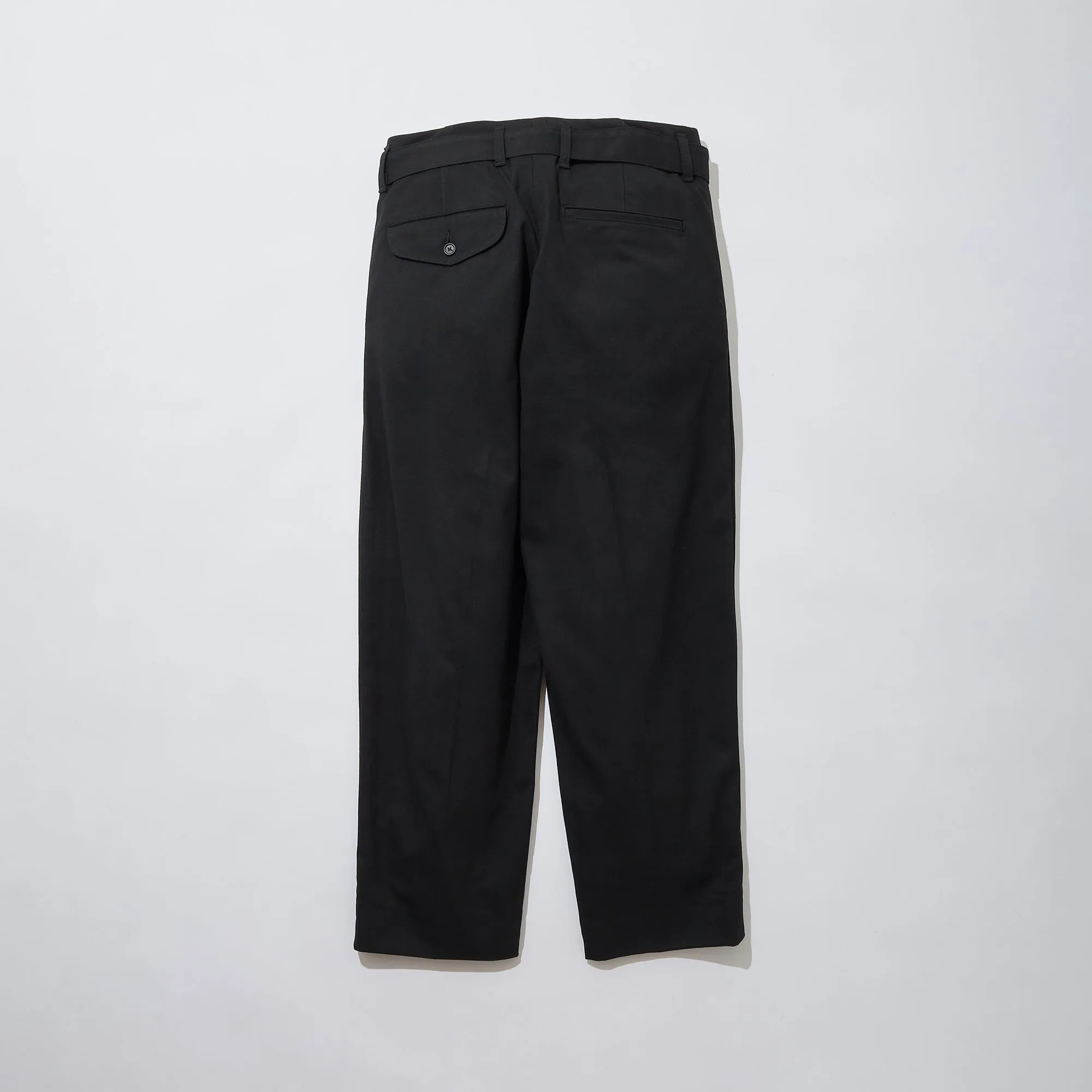 Belted Tapered Trousers