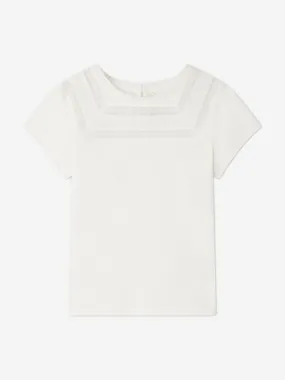 Bonpoint Girls Fina T-Shirt in White