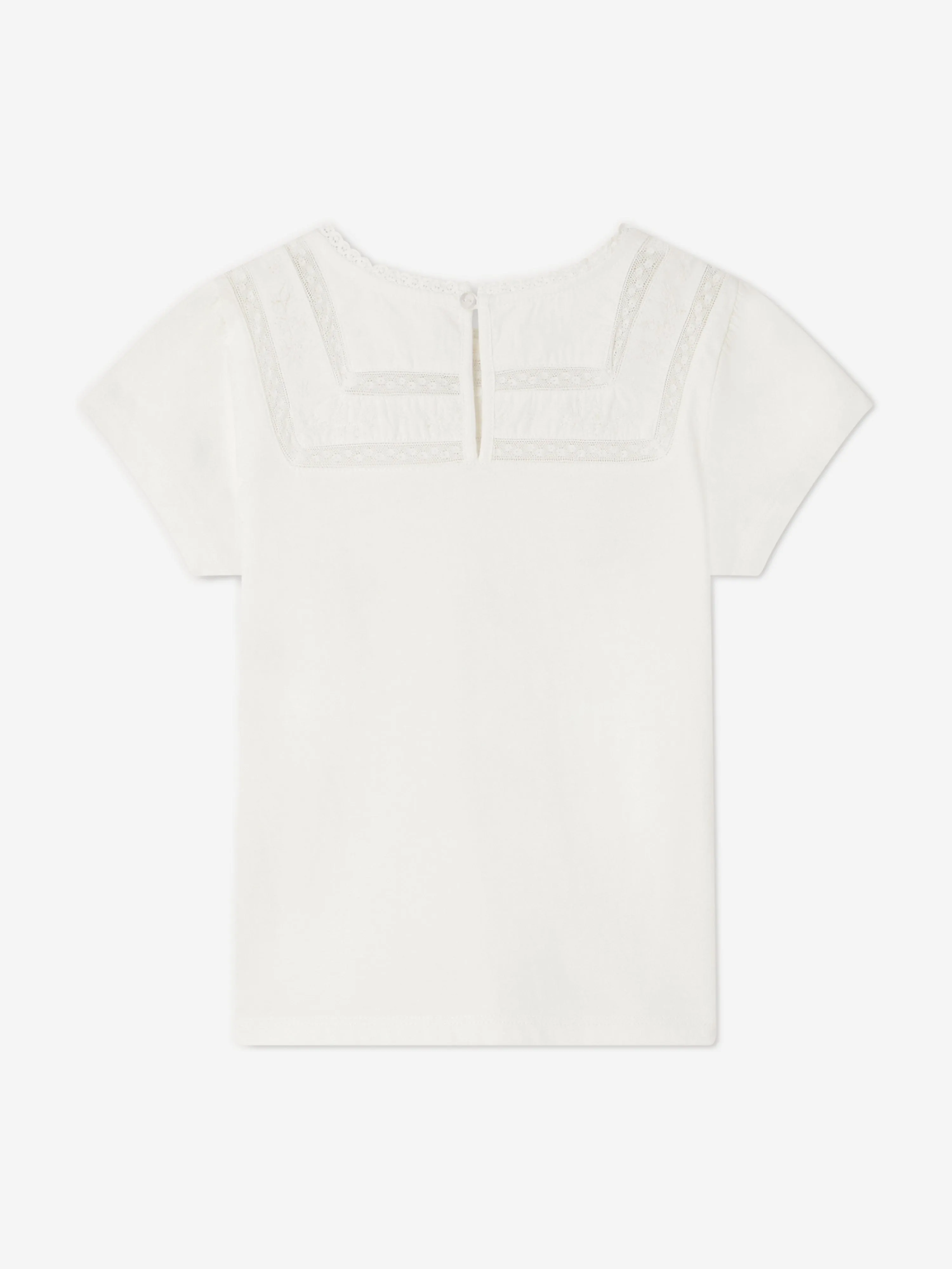 Bonpoint Girls Fina T-Shirt in White