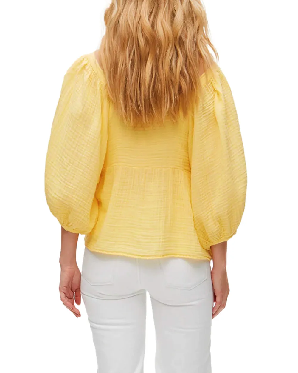 Butter Patsy Square Neck Puff Sleeve Top