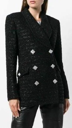 Buttoned Wool Jacket