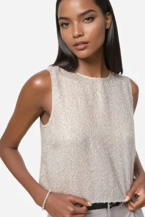 Cami NYC Romilly Metallic Chiffon Top