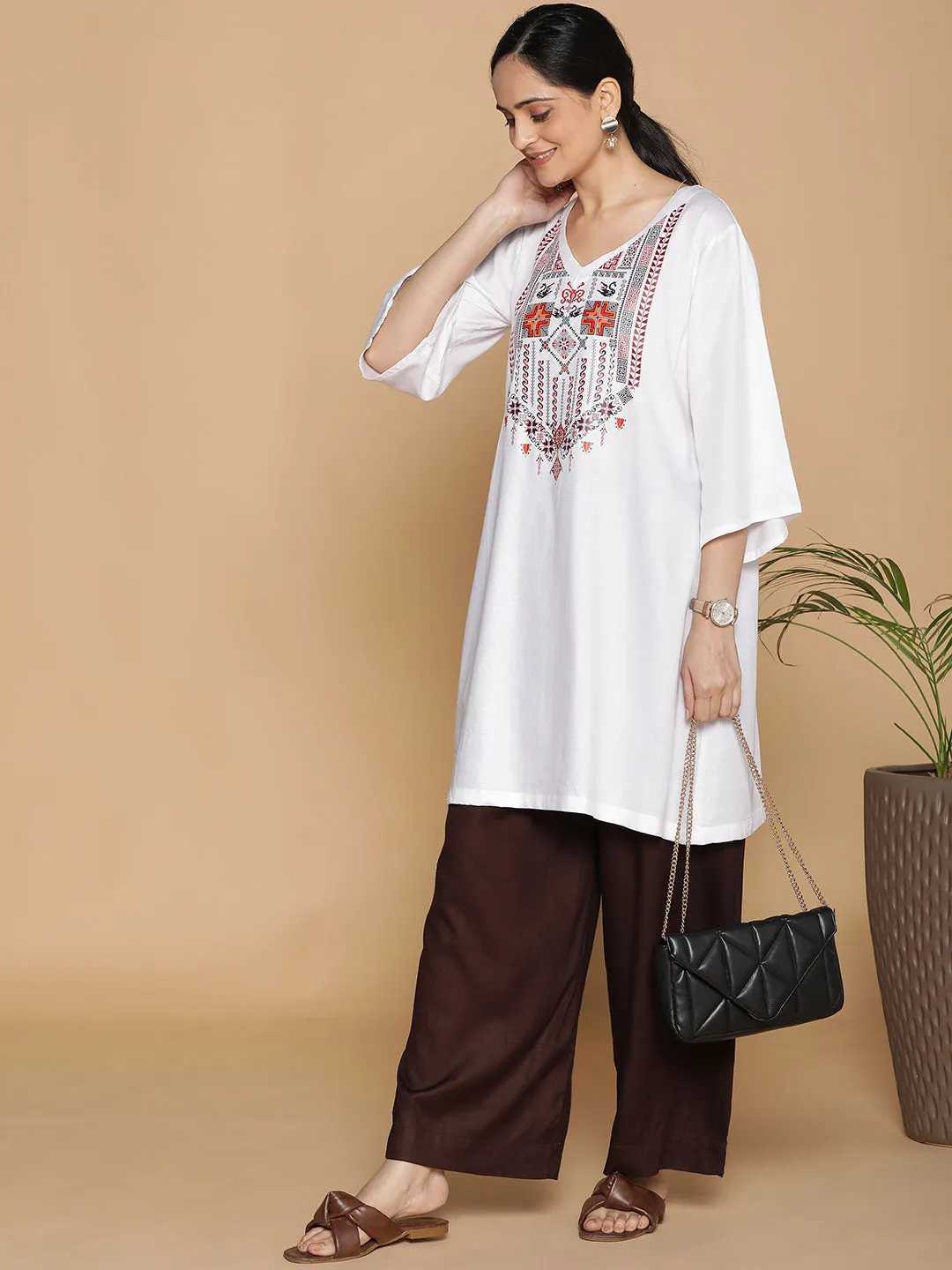 Coffee Palazzo Pants