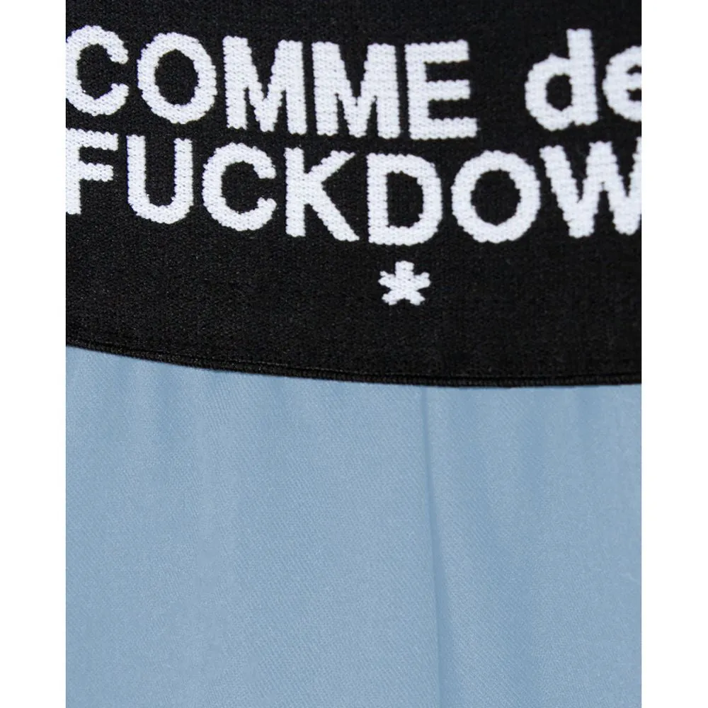 Comme Des Fuckdown Light Blue Polyester Jeans & Pant