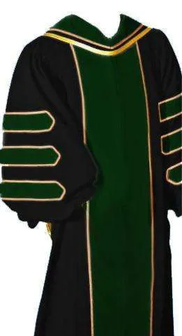 Deluxe Doctoral Robe W/ Velvet Options