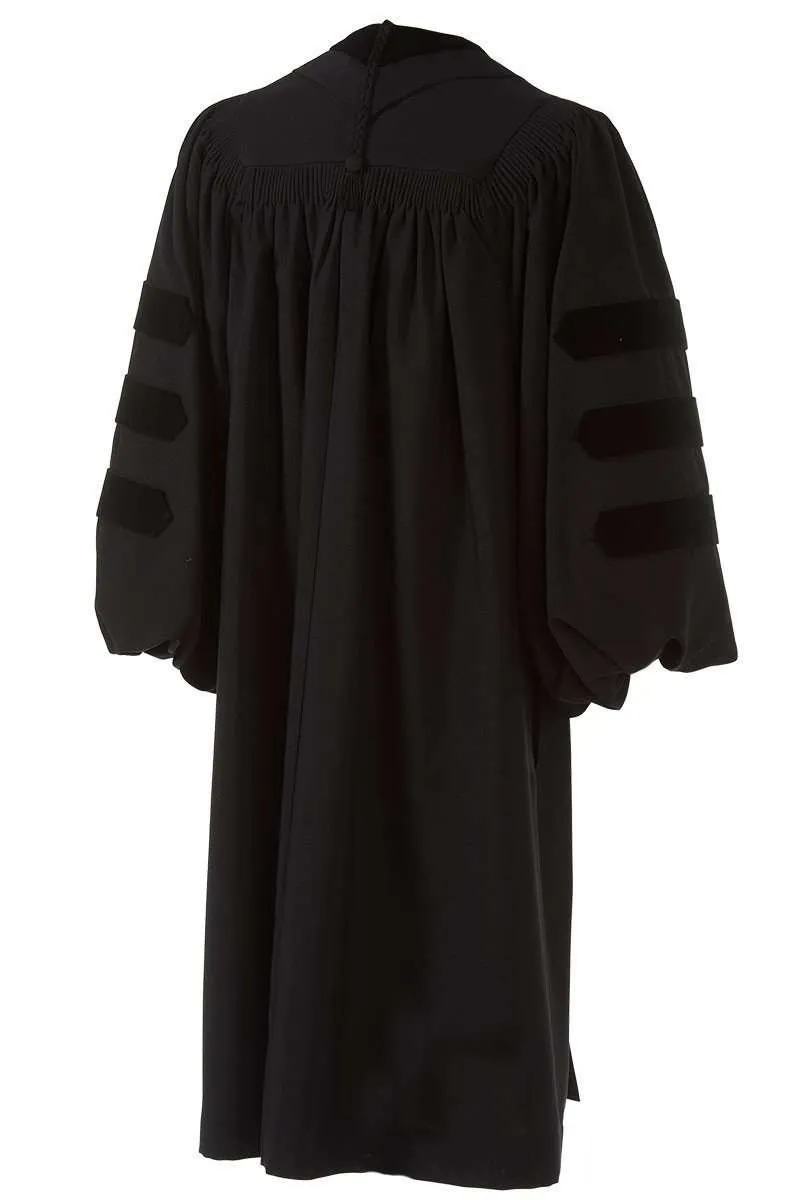 Deluxe Doctoral Robe W/ Velvet Options