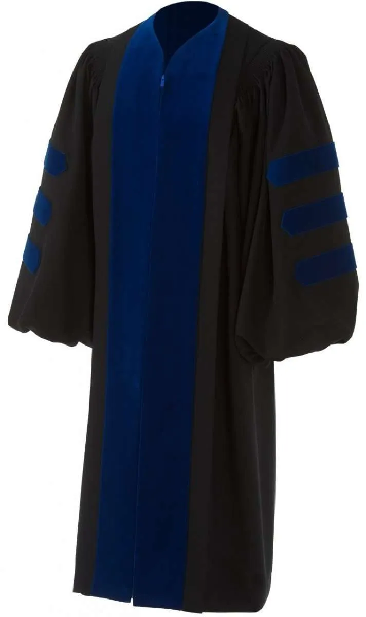 Deluxe Doctoral Robe W/ Velvet Options