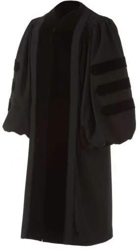 Deluxe Doctoral Robe W/ Velvet Options