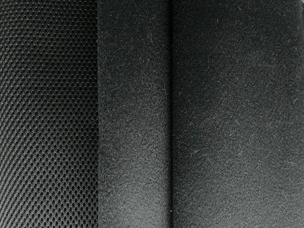 Double-Faced Scuba-Lined Black Cashmere Coating (Made in Italy)