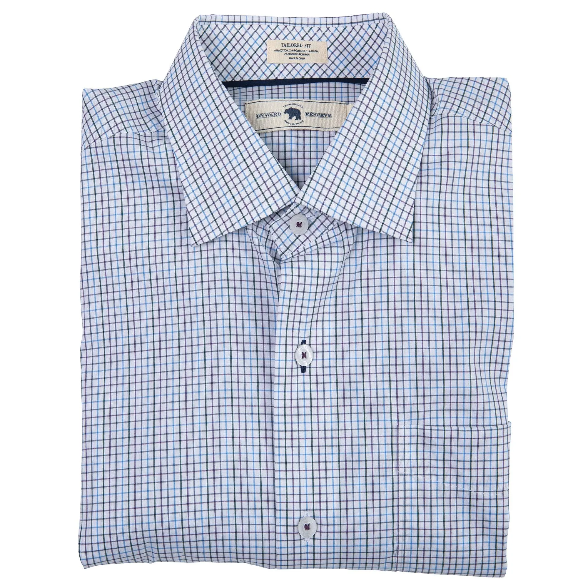 Empire Tailored Fit Spread Collar Shirt