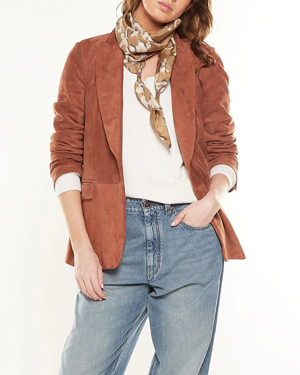 Ginger Suede Jacket