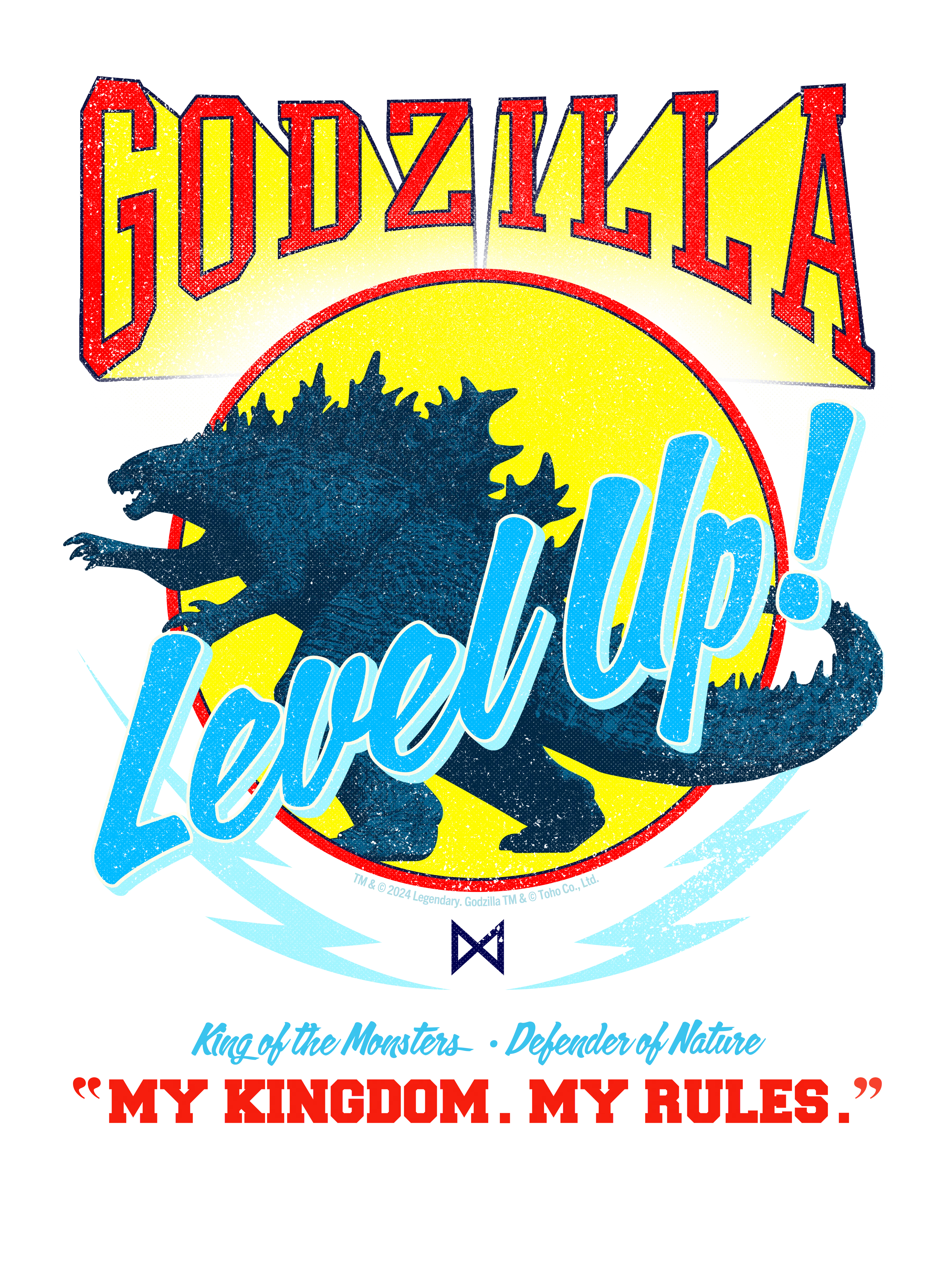 Godzilla x Kong: The New Empire Godzilla Level Up T-shirt