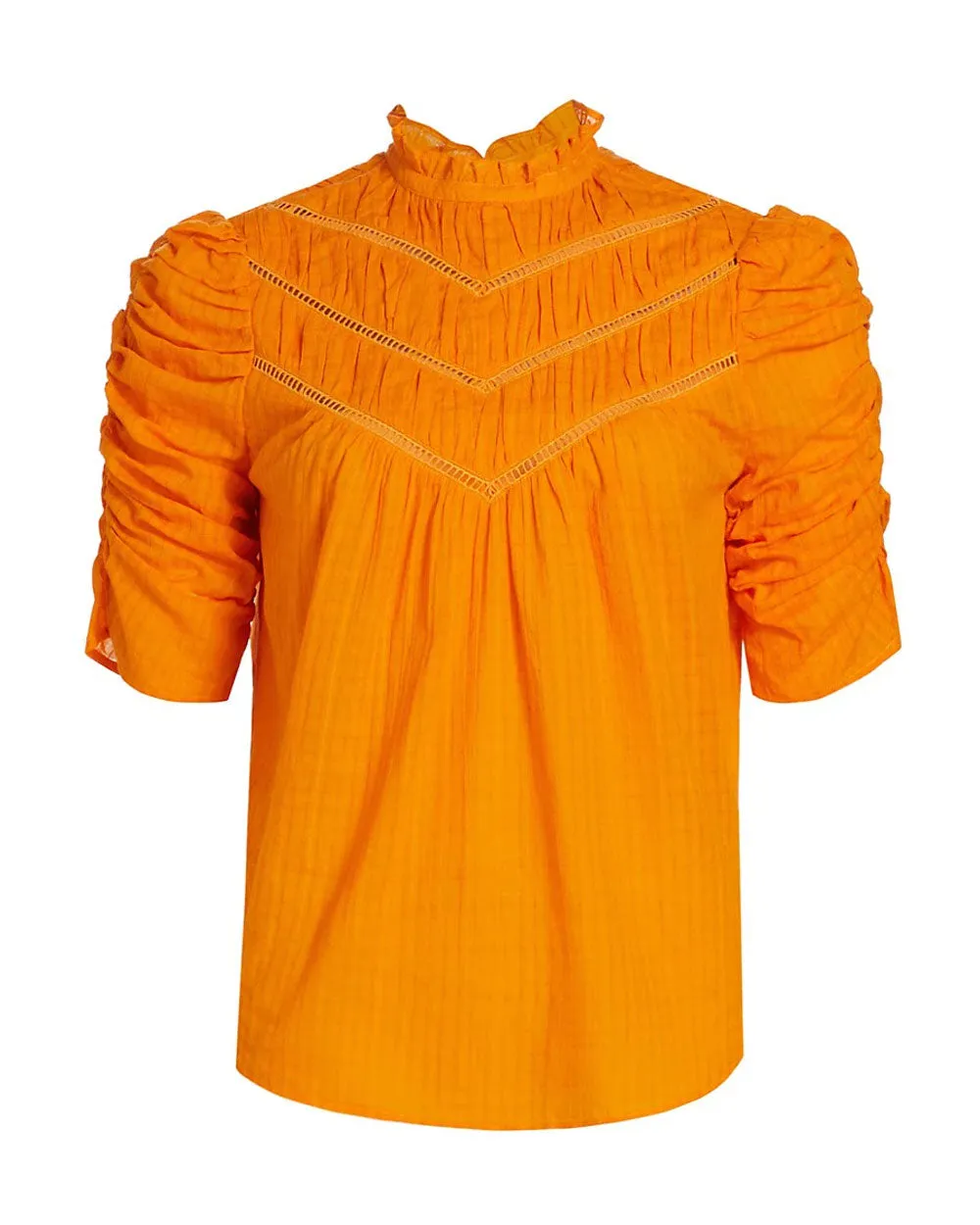 Hot Orange Frasier Top