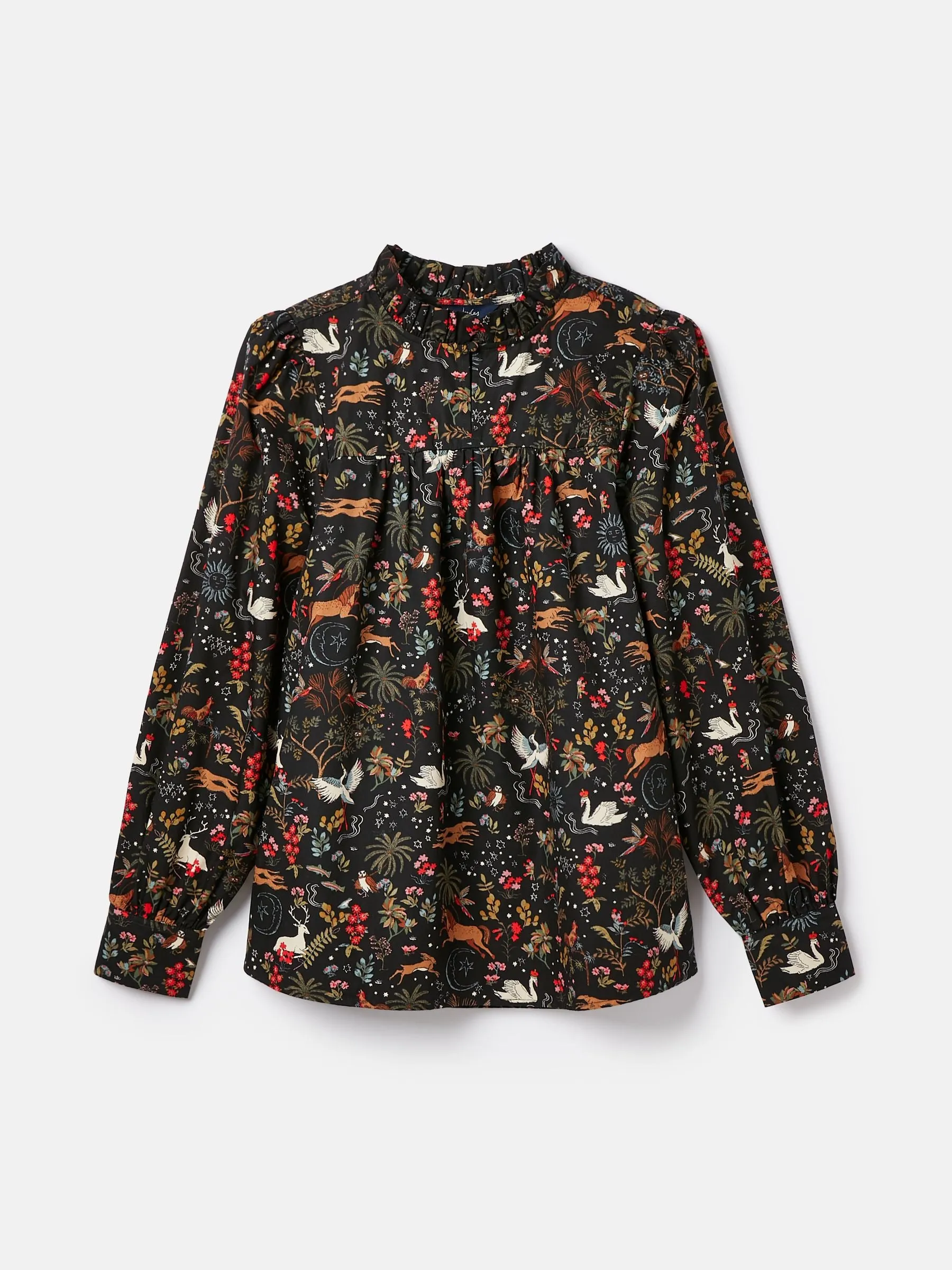 Joules Rhea Frill Neck Blouse