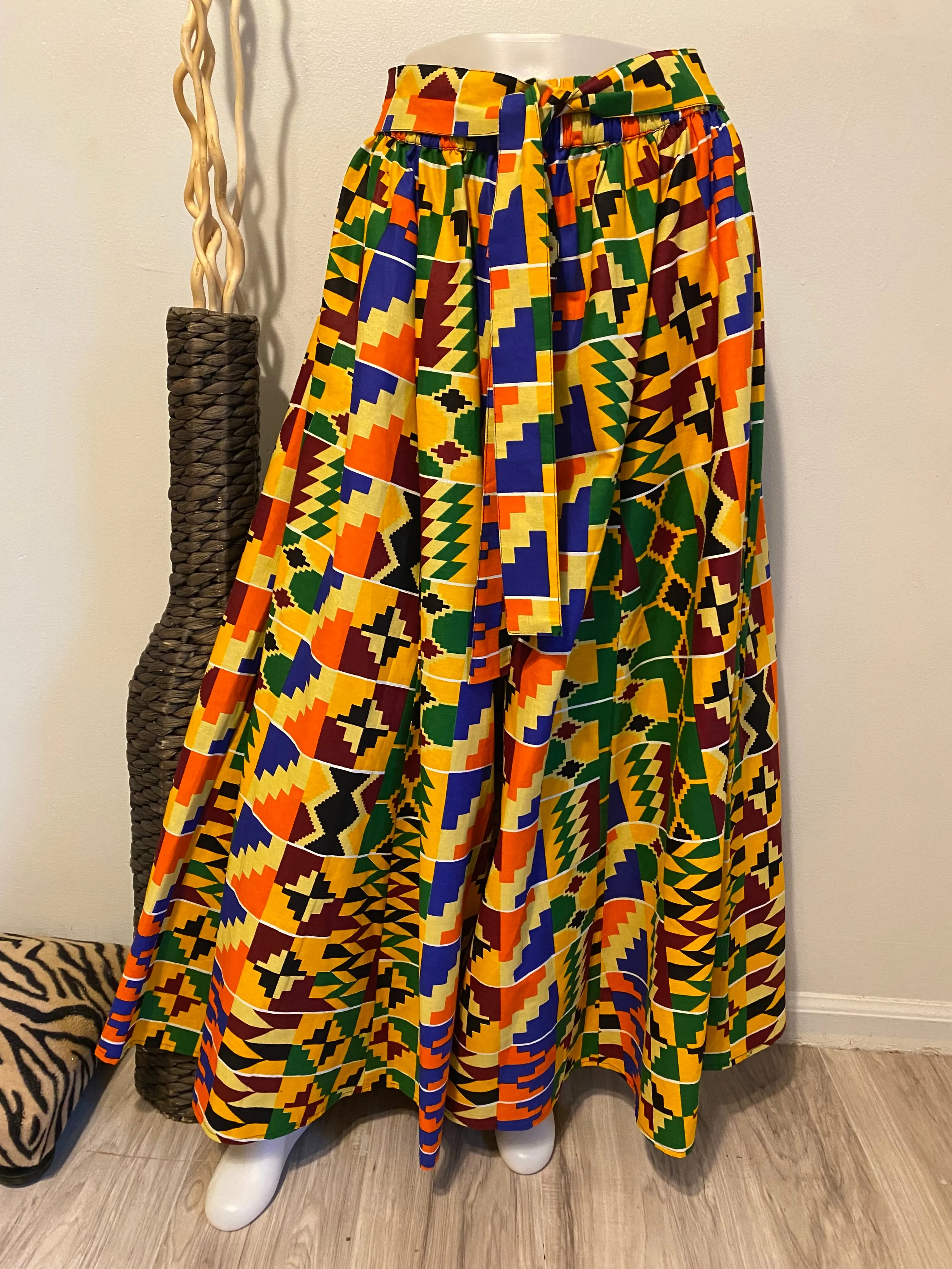 Kente African Print Palazzo Pants