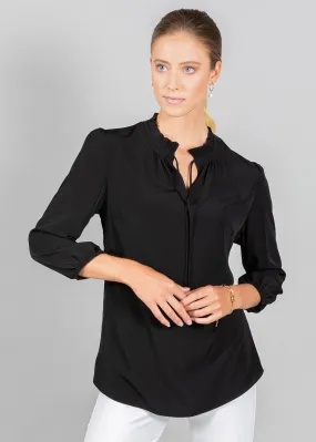 Ladies 3/4 Sleeve Keyhole Top - 1752WZ