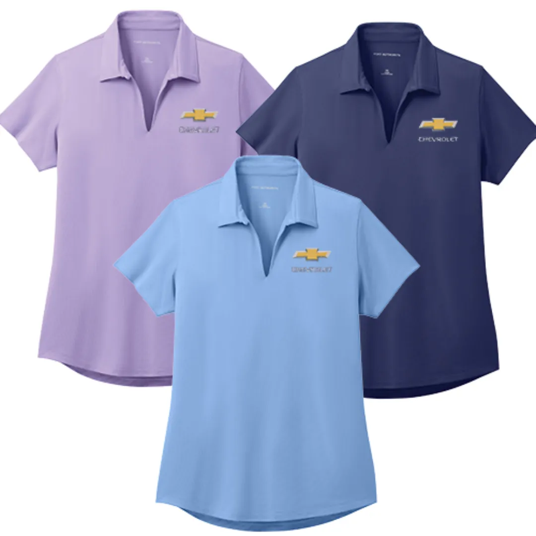 Ladies Chevy Bowtie City Stretch Polo