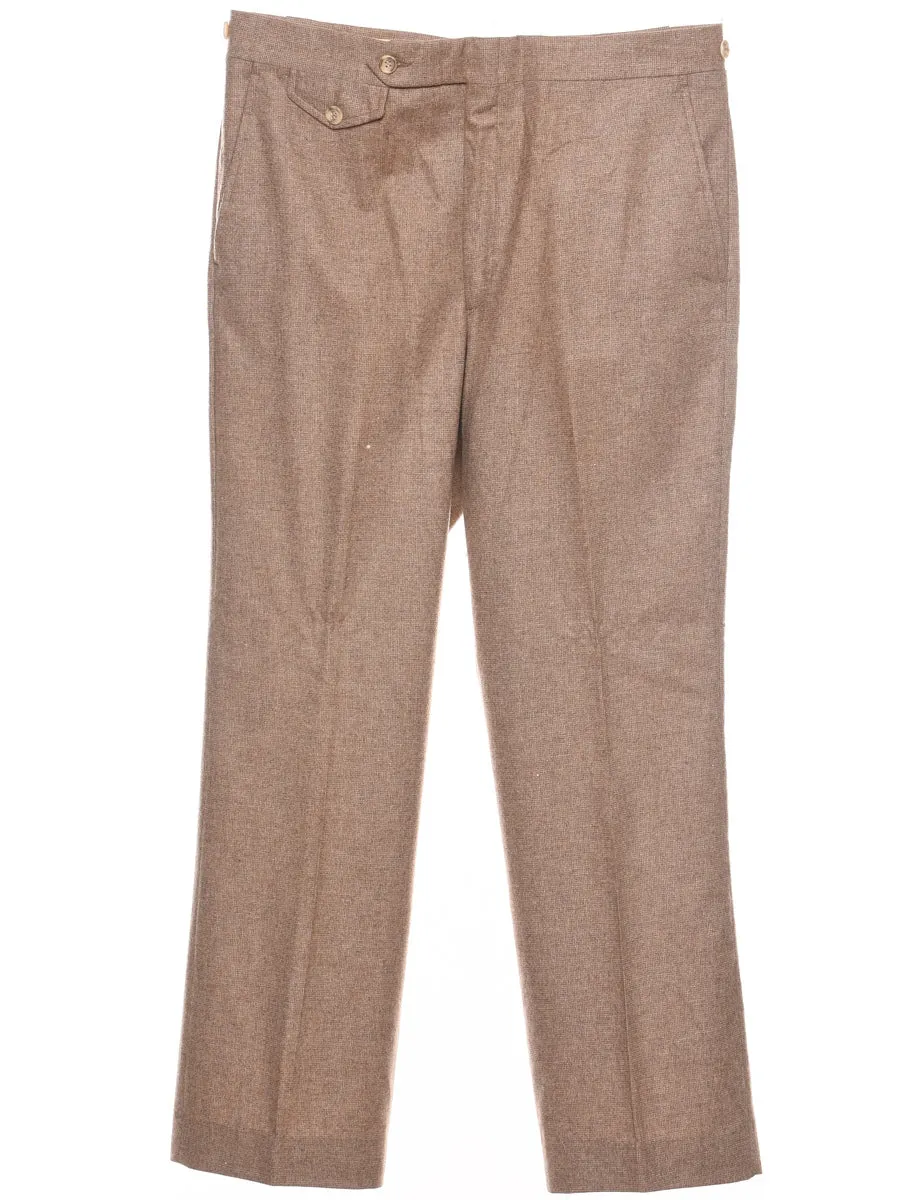 Light Brown Tapered Trousers - W34 L29