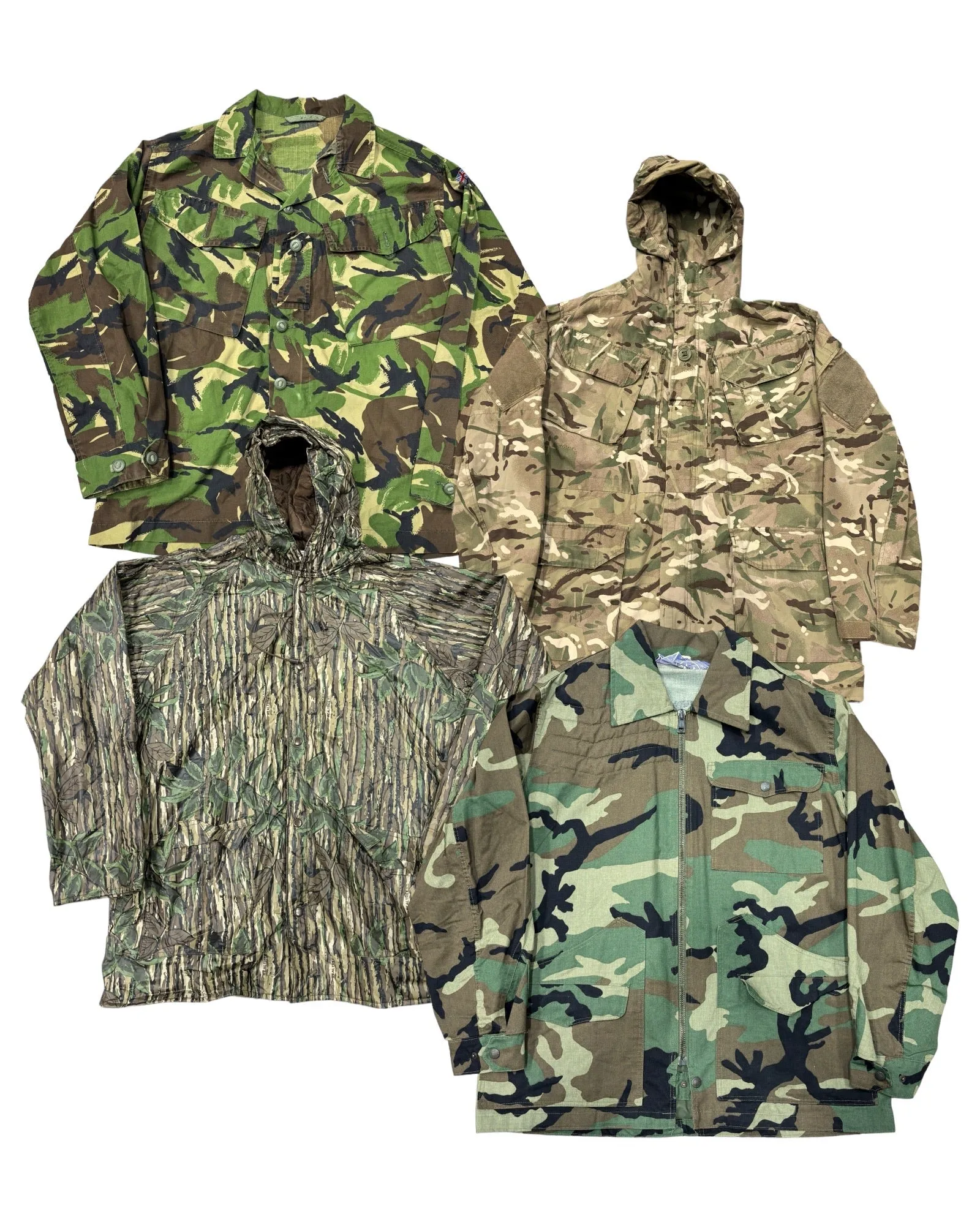 Military Camo Jacket / Overshirt Mix