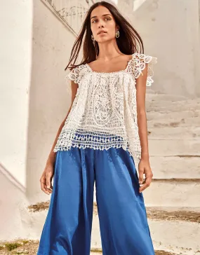 Palazzo Pants -  Blue