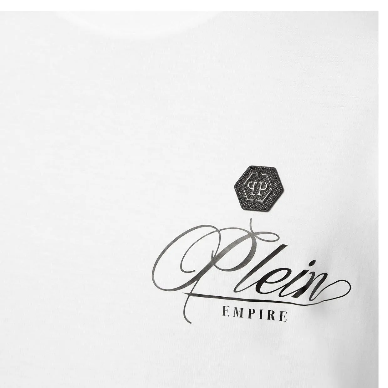 Philipp Plein White SS Plein Empire Logo T-Shirt