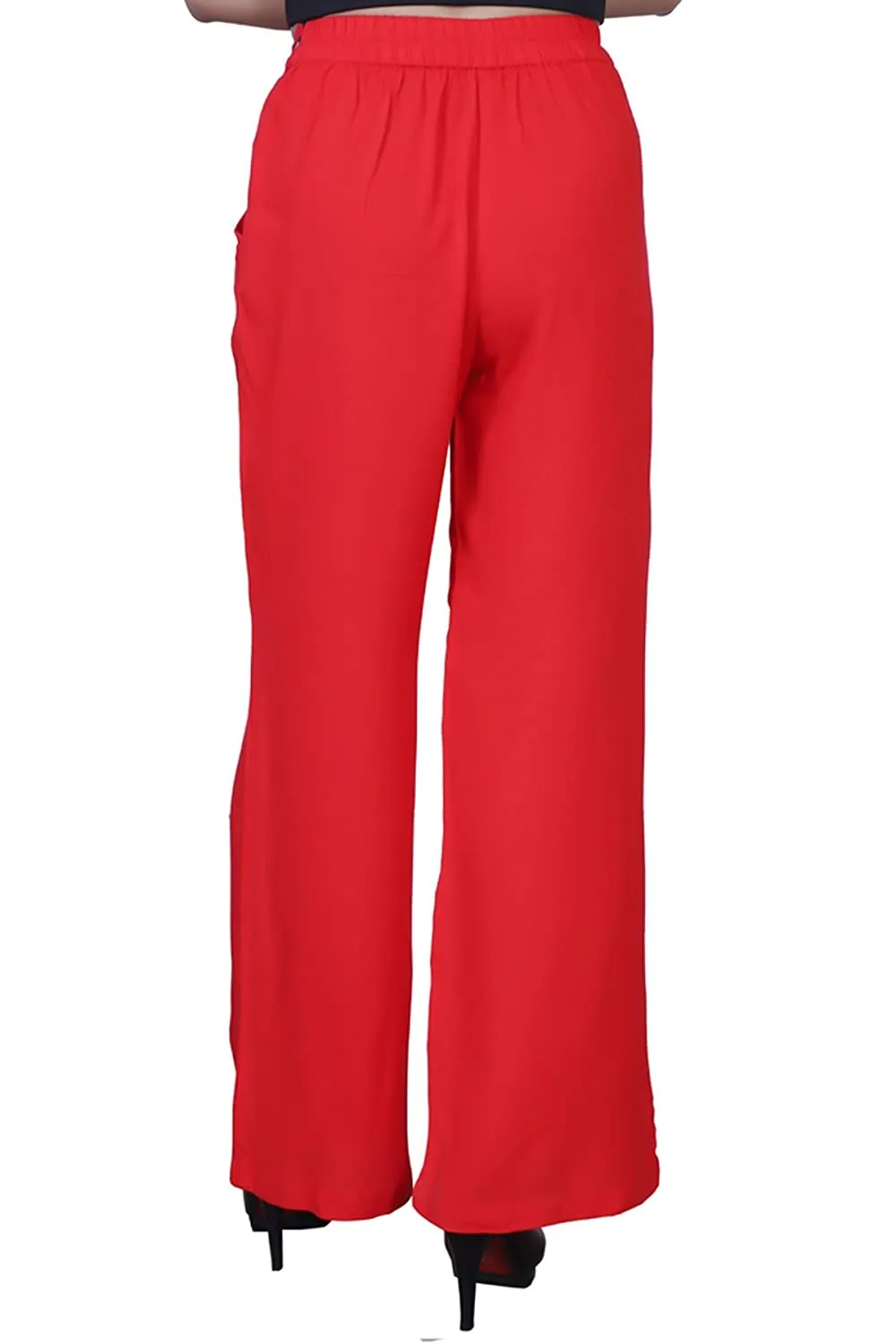 Plain Crepe Palazzo Pant