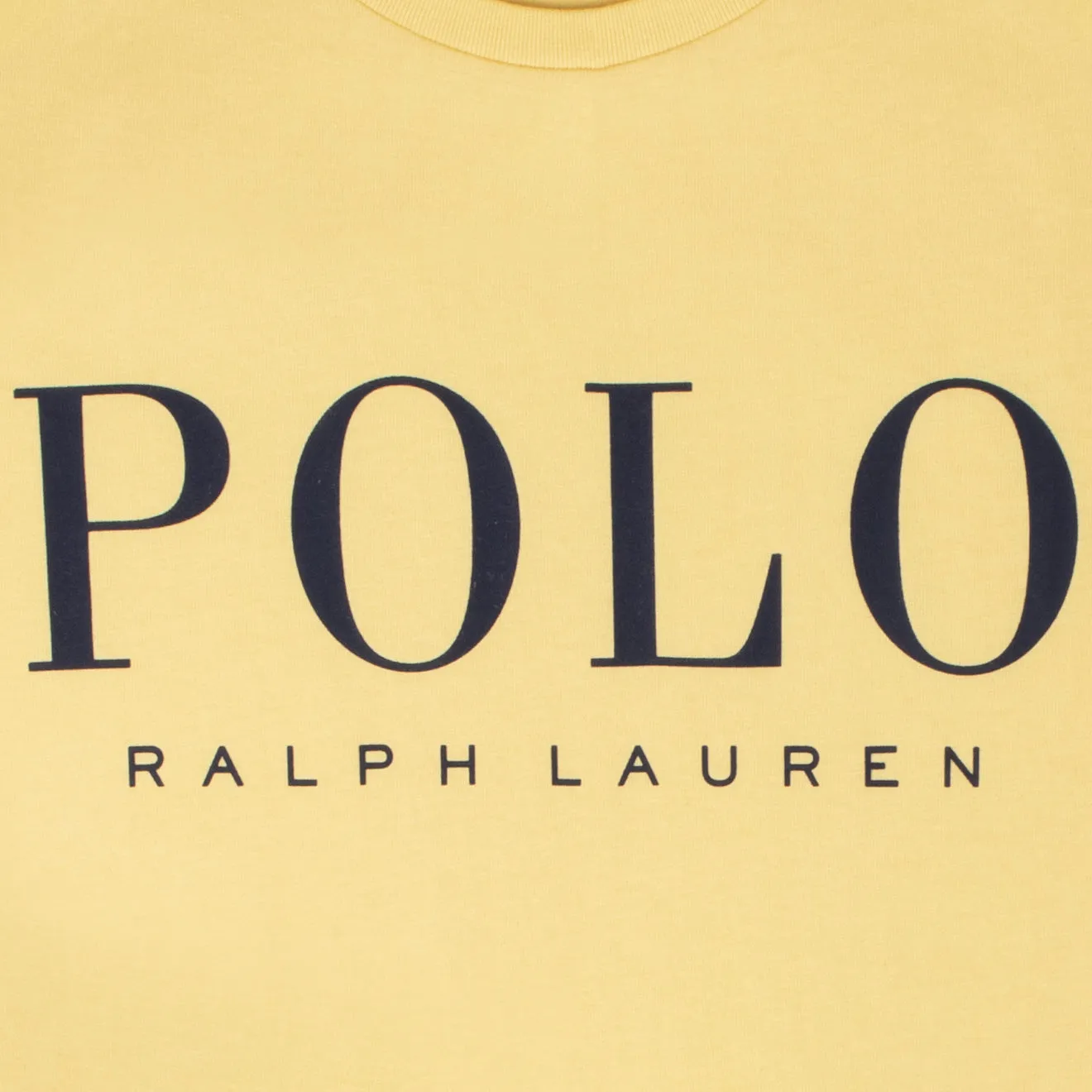 Polo Ralph Lauren Custom Slim Fit Logo Jersey T-Shirt Empire Yellow