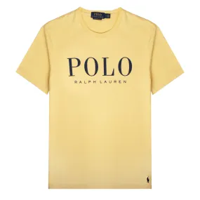 Polo Ralph Lauren Custom Slim Fit Logo Jersey T-Shirt Empire Yellow