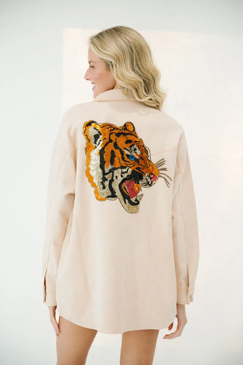 ROAR TIGER SUEDE JACKET