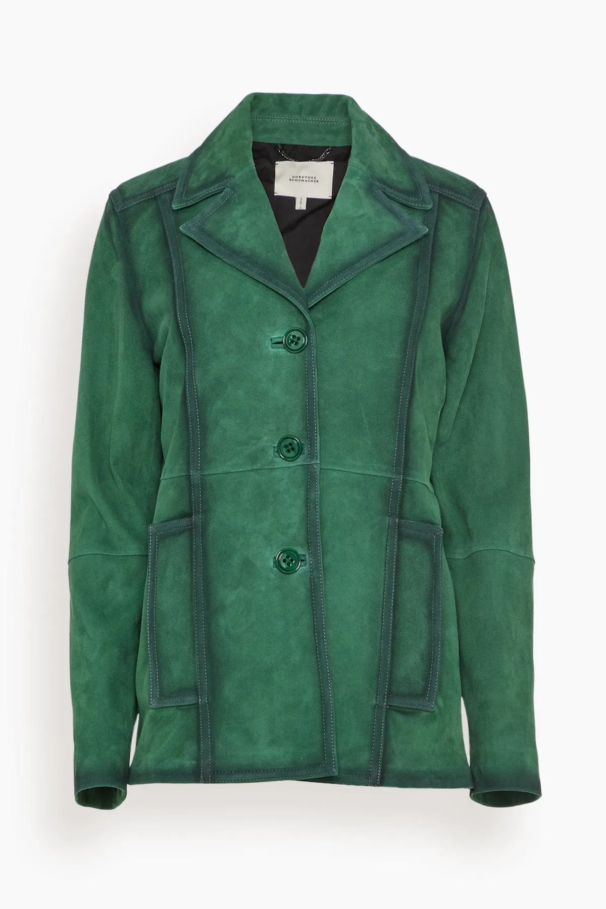 Soft Touch Jacket in Smaragd Green