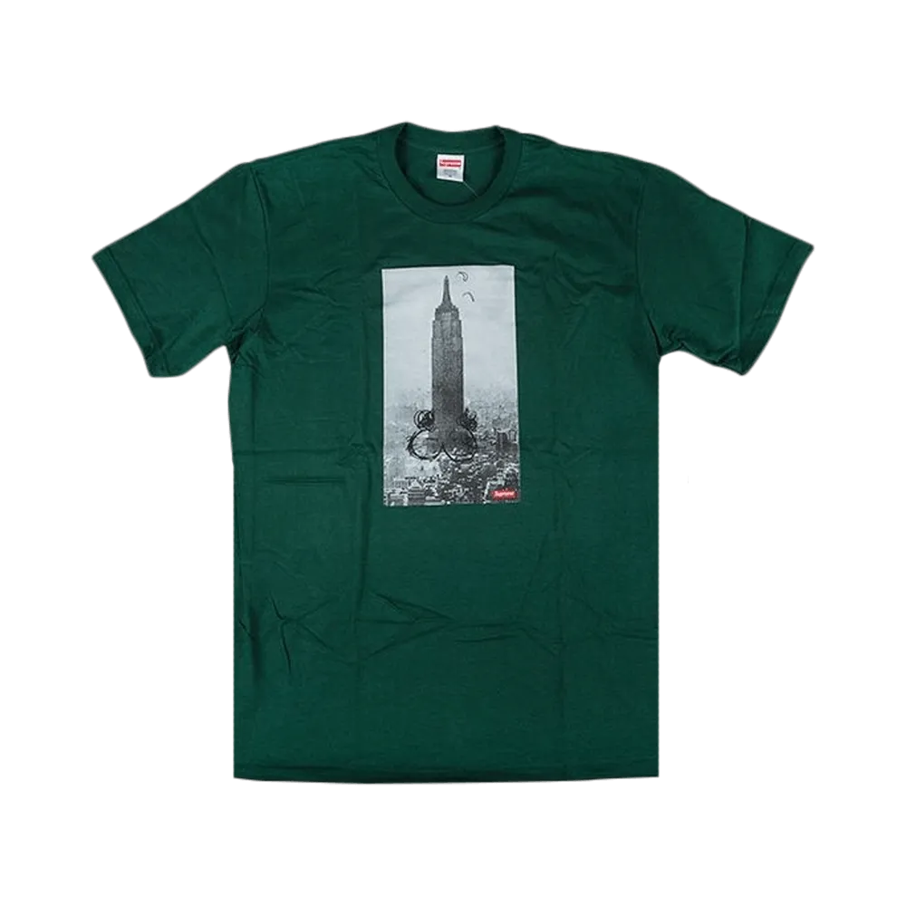 SUPREME MIKE KELLEY EMPIRE STATE TEE GREEN