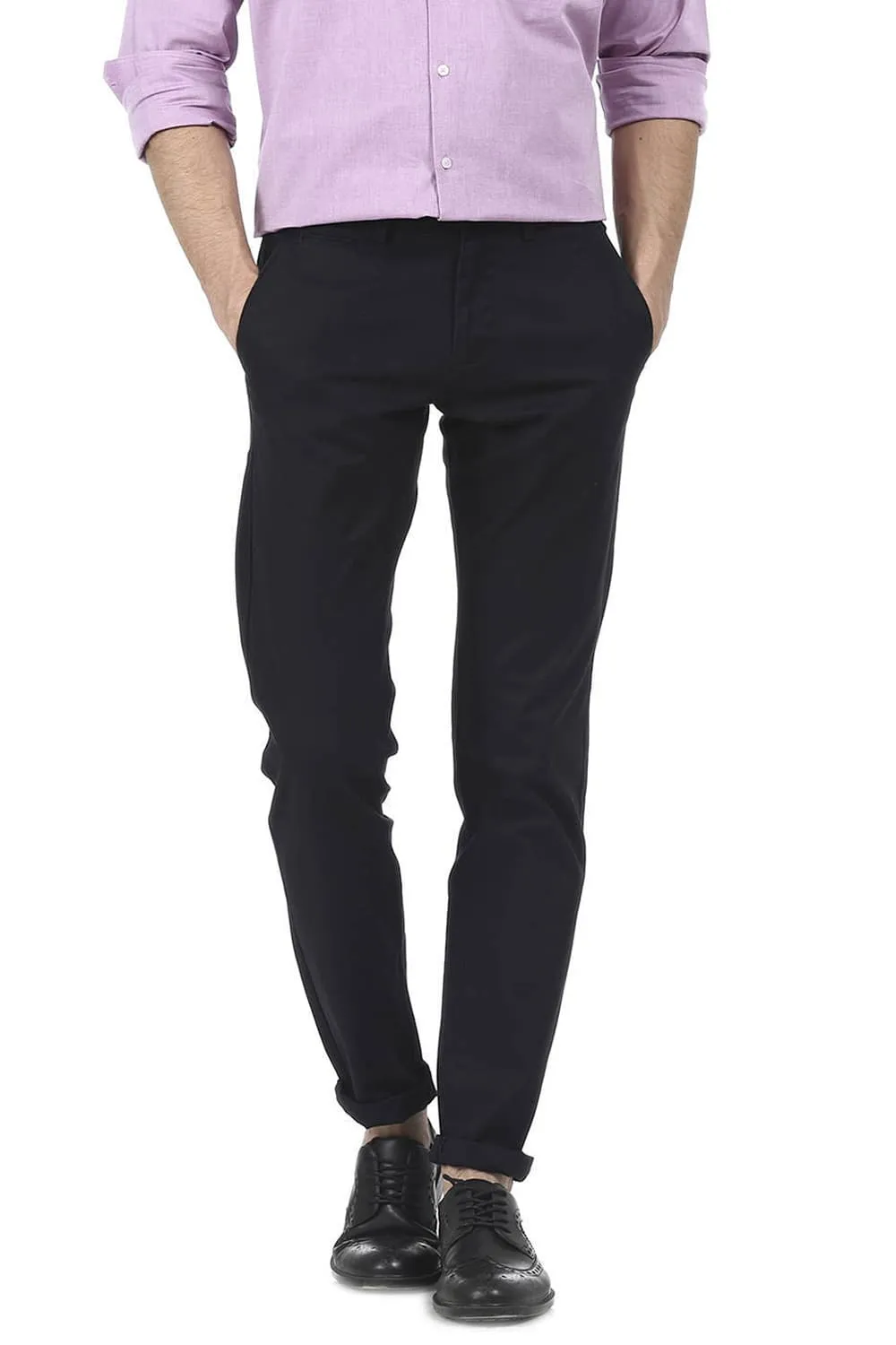 Tapered Fit Dobby Trouser