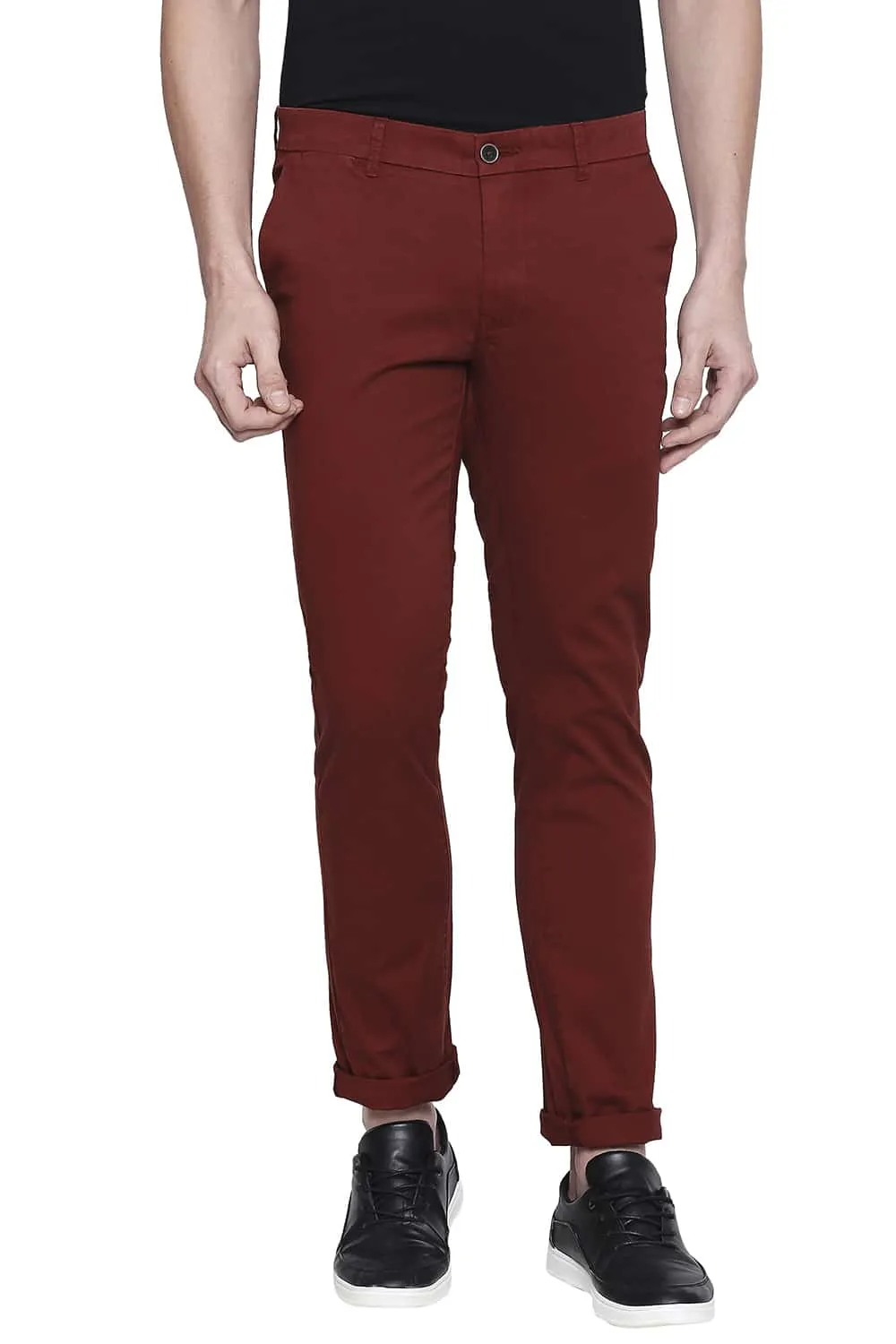 Tapered Fit Dyed Stretch Trouser