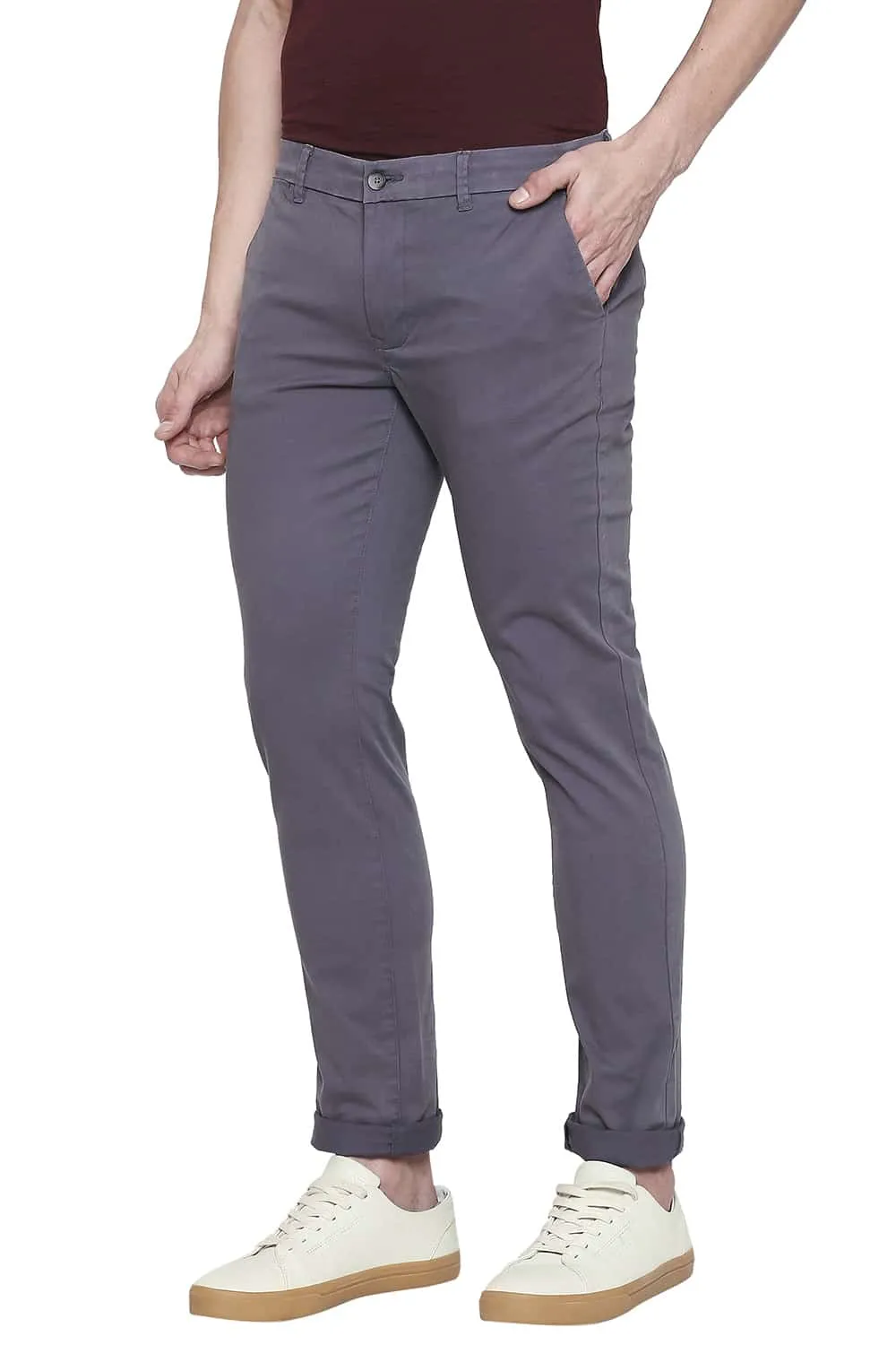 Tapered Fit Dyed Stretch Trouser