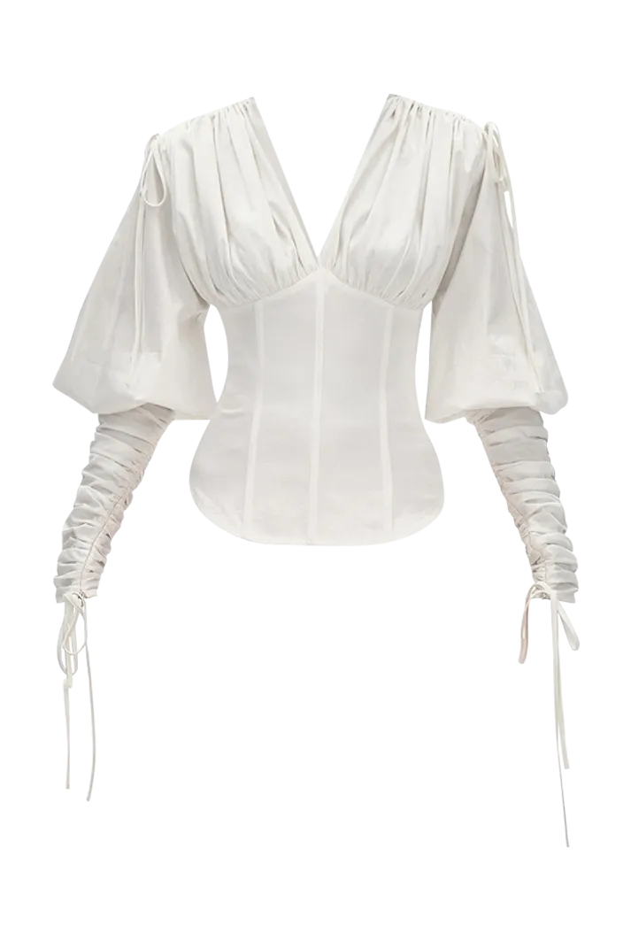 Tula White Corset Top