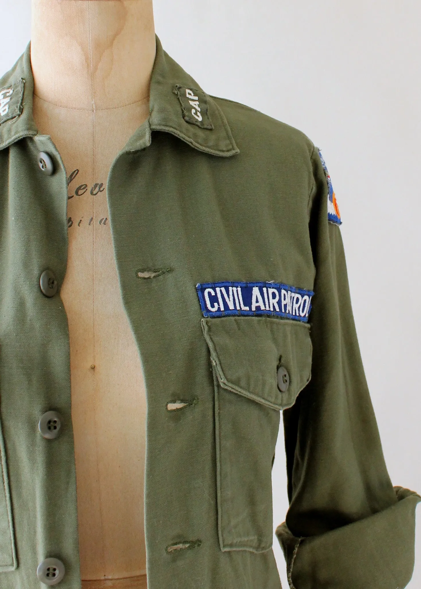 Vintage 1960s Civil Air Patrol Military Jacket