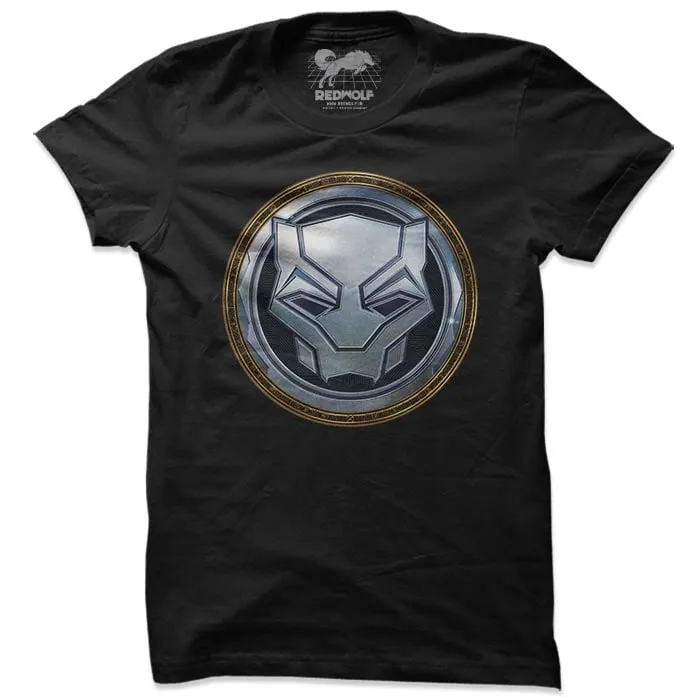 Wakanda Forever Logo - Marvel Official Black T-shirt