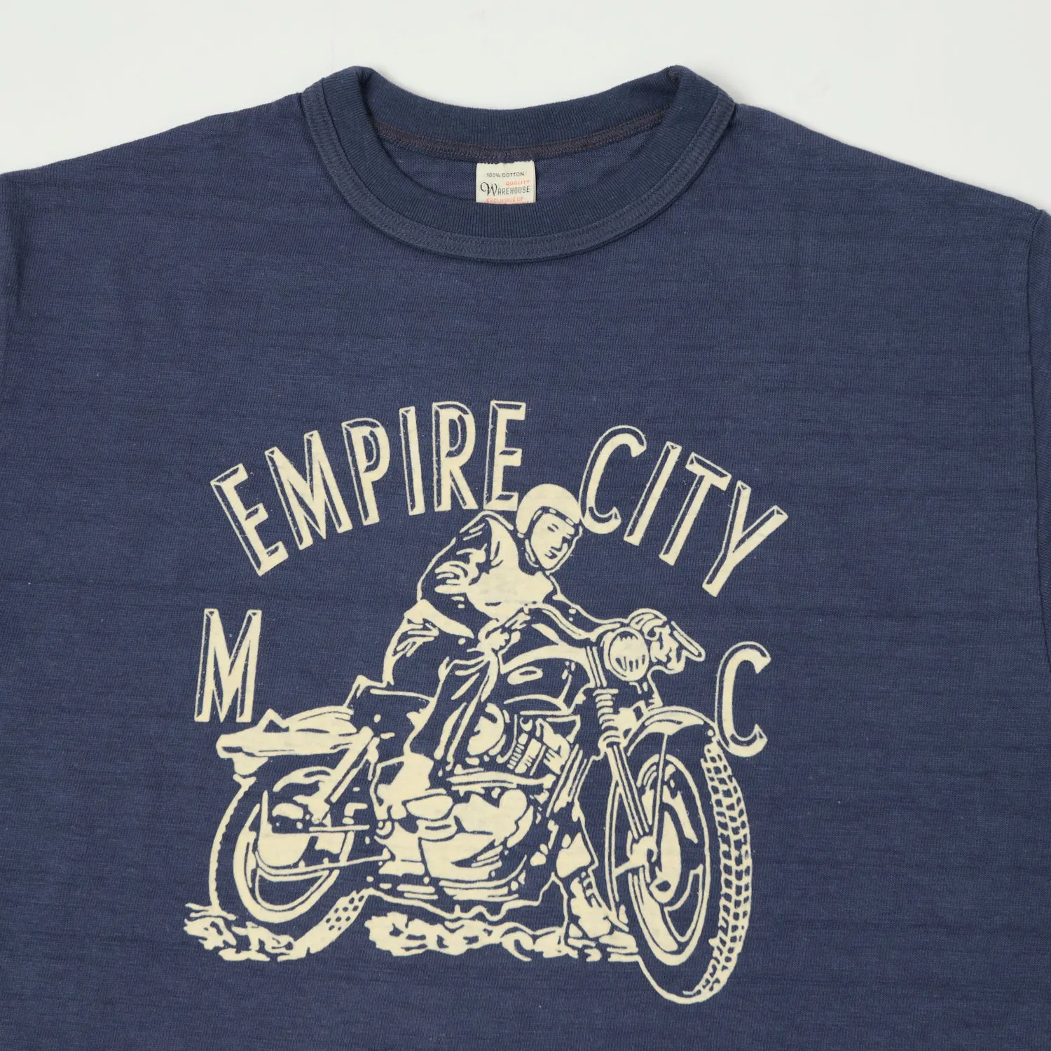 Warehouse & Co 4601 S/S Empire City Tee - Blue Grey