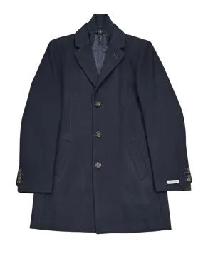 White Label Aron Overcoat - Navy