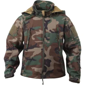 Woodland Camouflage - Tactical Special Operations Soft Shell Jacket